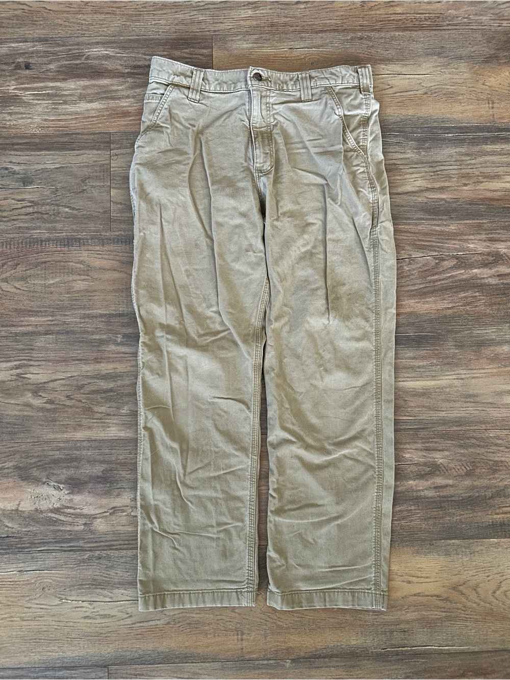 Carhartt Relaxed Fit Work Pants Khaki 36/30